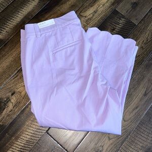 Lane Bryant NWT the Allie lavender cropped pants‎ 16